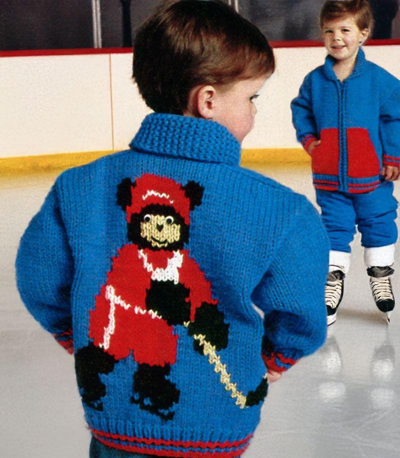 Hockey Bear Jacket Pattern