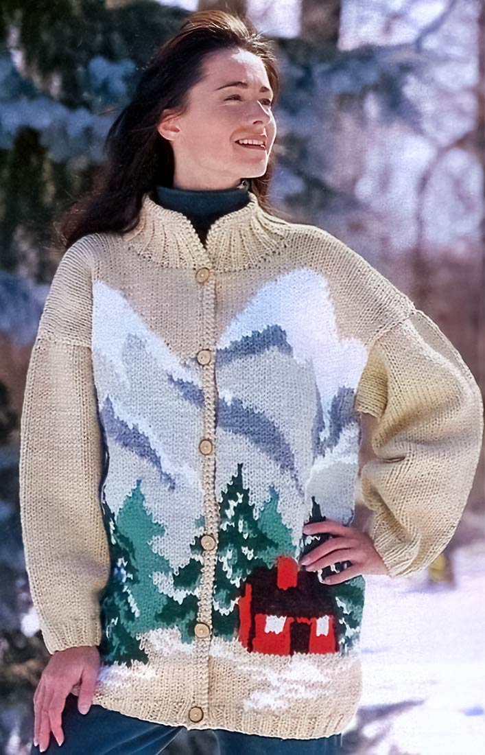 Cabin In The Pines Coat Pattern – Mary Maxim Ltd
