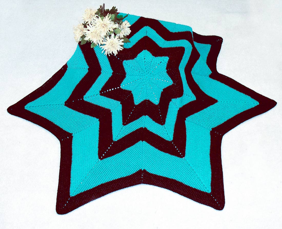 Geometric Stripes Afghan Pattern