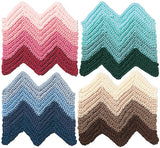 Knitted Ripple Afghan Pattern