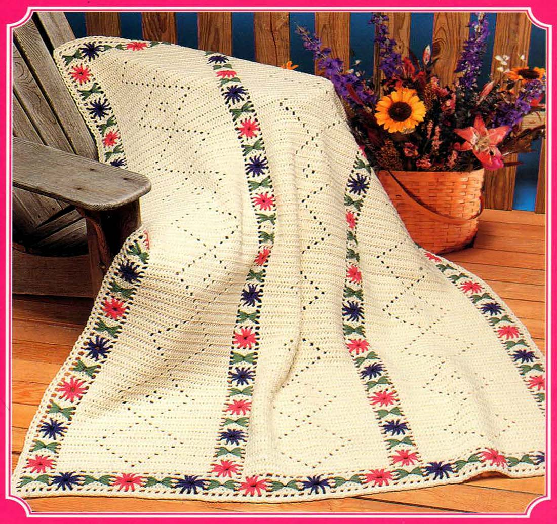 Wildflower Afghan Pattern