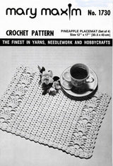 Pineapple Placemat Pattern