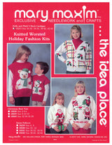 Holly and Plaid V-Neck Cardigan Pattern