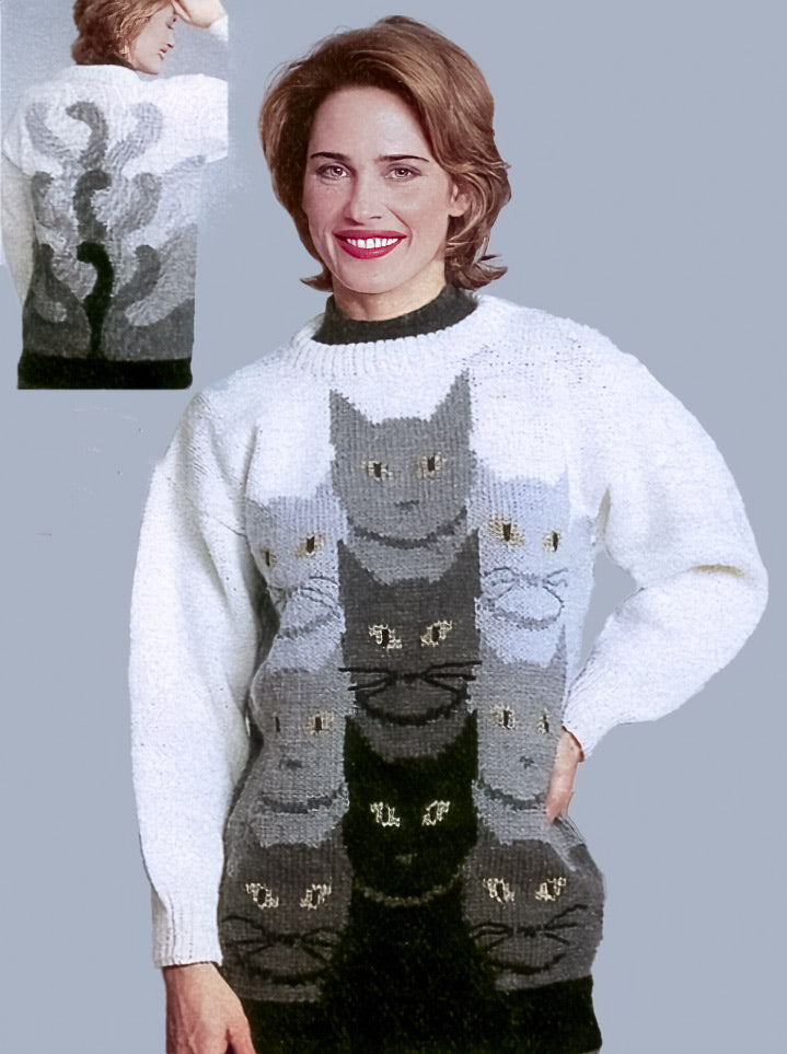 Cats Tunic Pattern – Mary Maxim Ltd