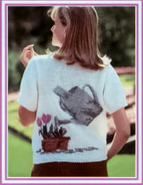 Flower Pots Cardigan Pattern