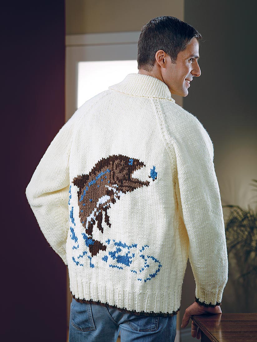 Fish Jacket Pattern – Mary Maxim Ltd Fish Jacket Pattern – Mary Maxim Ltd