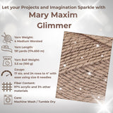 Mary Maxim Glimmer Yarn