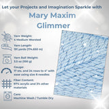 Mary Maxim Glimmer Yarn