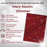 Mary Maxim Glimmer Yarn