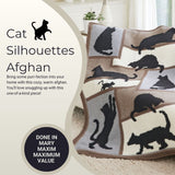 Cat Silhouettes Afghan