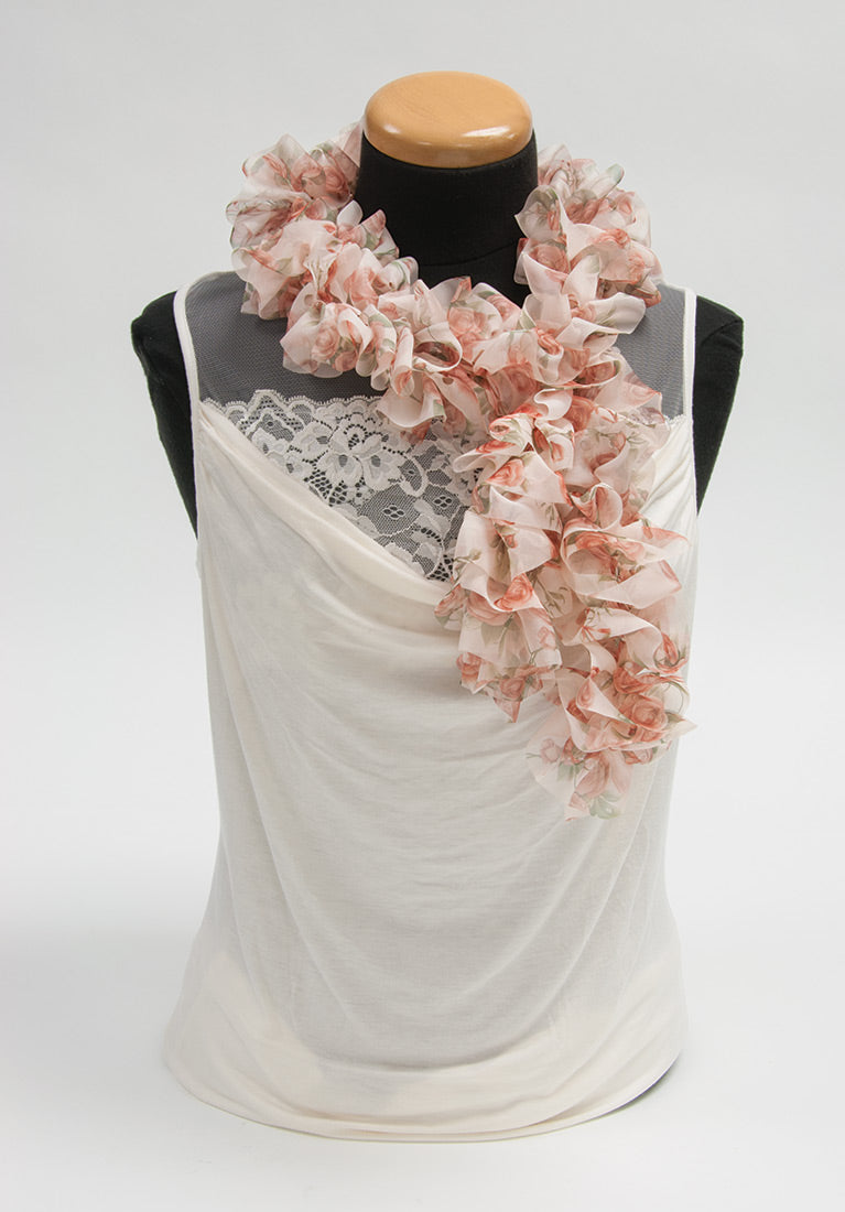 Floral Yorganza Scarf Pattern