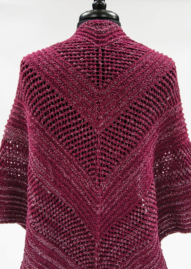 Triangular Knit Wrap Pattern