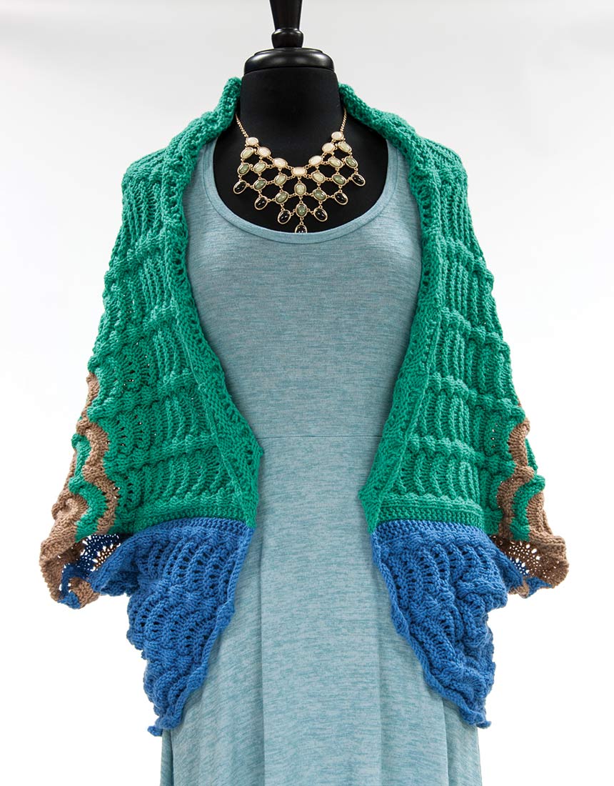 Fans-e-ful Shrug Pattern