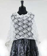 Lacy Knit Medallion Wrap Pattern