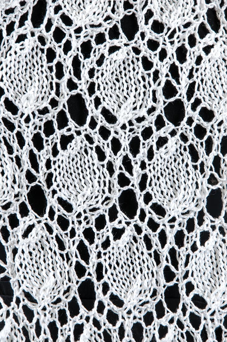 Lacy Knit Medallion Wrap Pattern