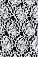 Lacy Knit Medallion Wrap Pattern