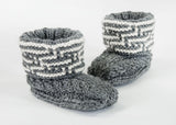 Mosaic Cabled Slippers Pattern