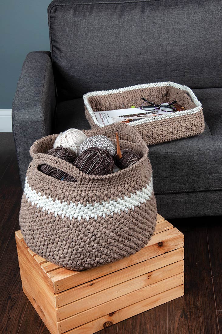Crochet Baskets Set Pattern