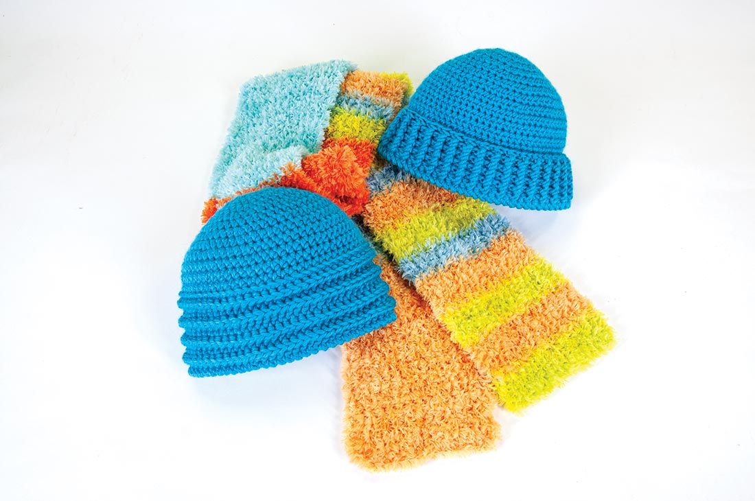 Two Hats and a Scarf Pattern