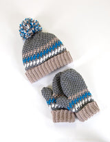 Modèles de chapeau, mitaines et bandeau