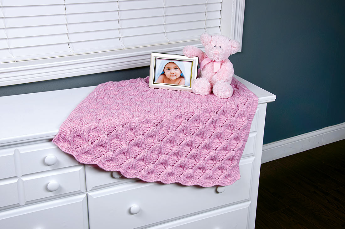 Textured Diamonds and Baby Blue Baby Blanket Patterns