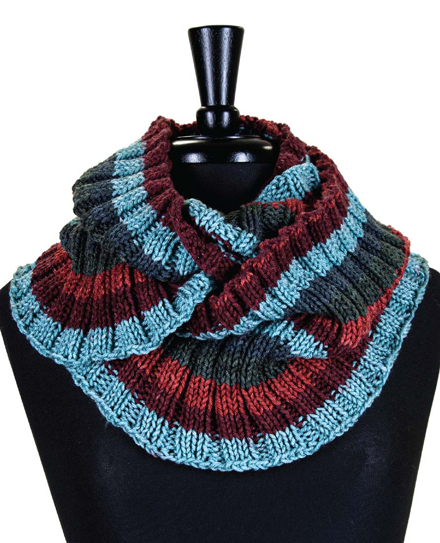 Ribbed Cowl and Bonus Hat Pattern