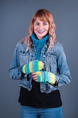 Fingerless Gloves and Neck Warmer Pattern