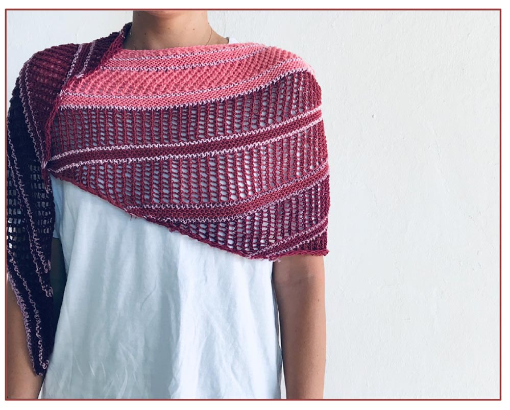 Modèle de châle tendance