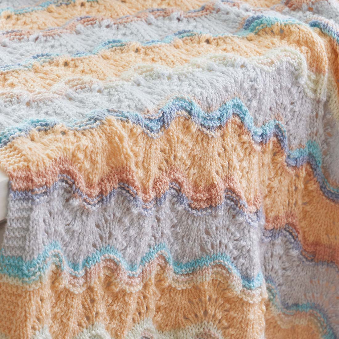 Baby Ripples Blanket Pattern