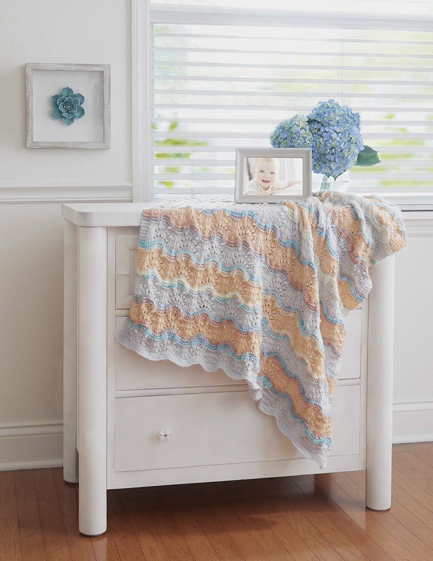 Baby Ripples Blanket Pattern