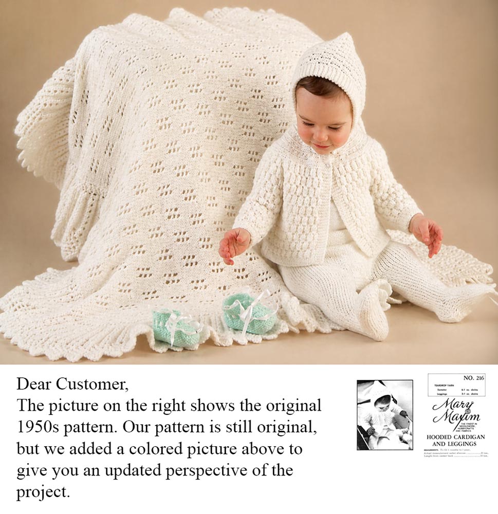 Hooded Cardigan & Leggings Pattern