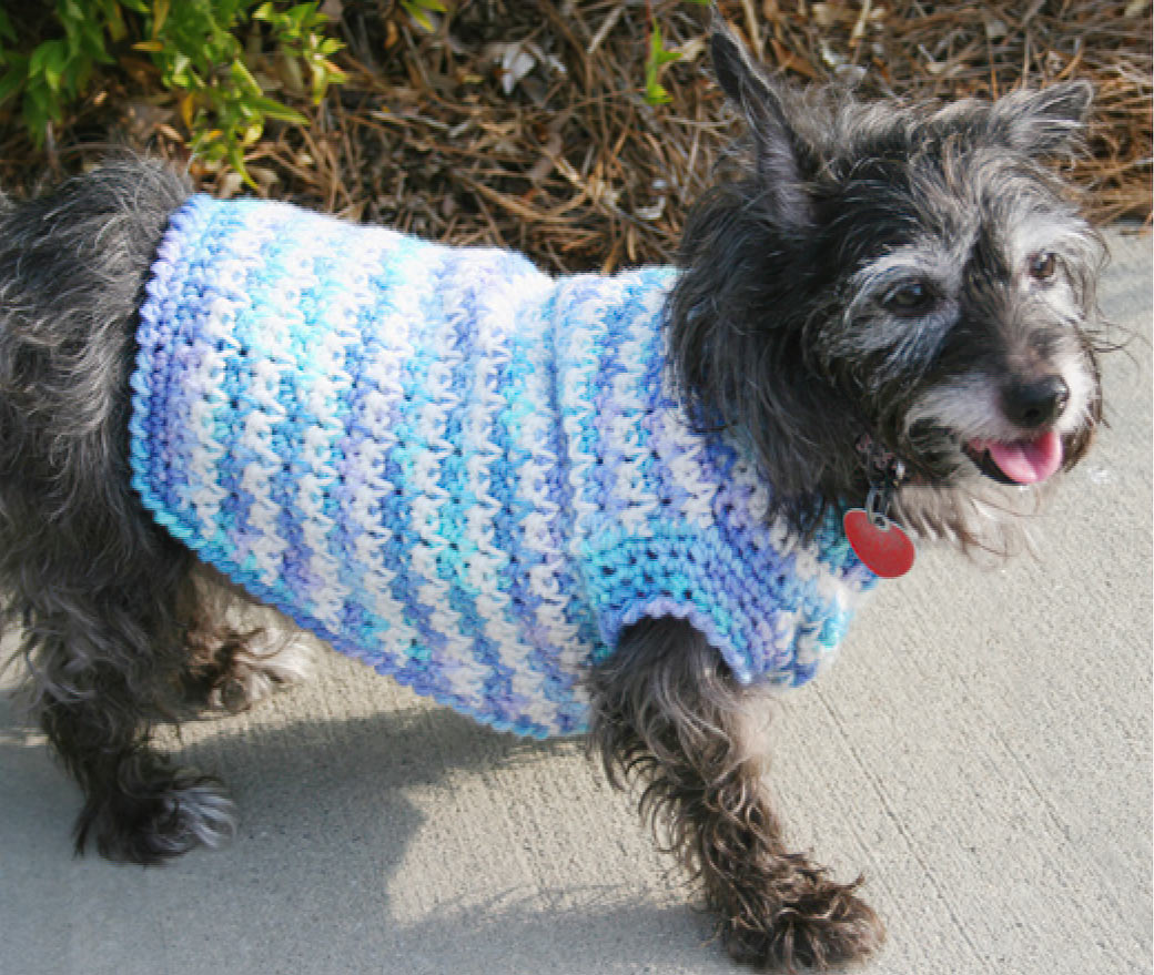 Free Dog Sweater Crochet Pattern – Mary Maxim Ltd free-dog-sweater-crochet-pattern-mary-maxim-ltd