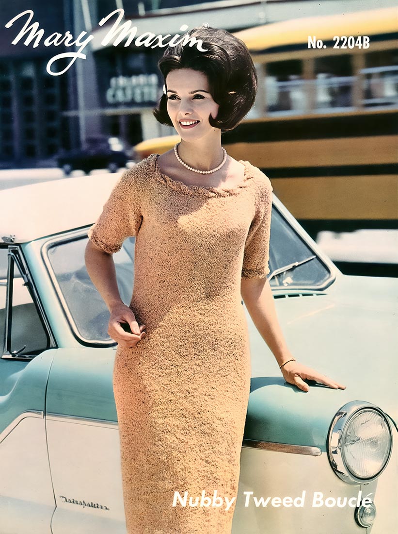 Cable Trimmed Dress Pattern