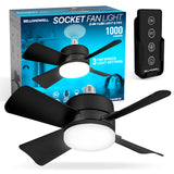 Bell+Howell Black Socket Fanlight