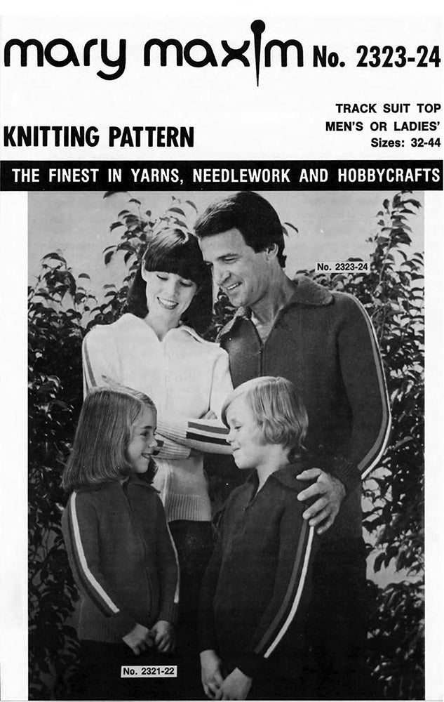 Track Suit Cardigan Pattern