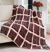 Framed Stitches Blanket