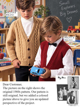 Modèle de coquilles et de gilets pour enfants