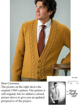 Man's Cable Cardigan Pattern