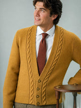 Man's Cable Cardigan Pattern