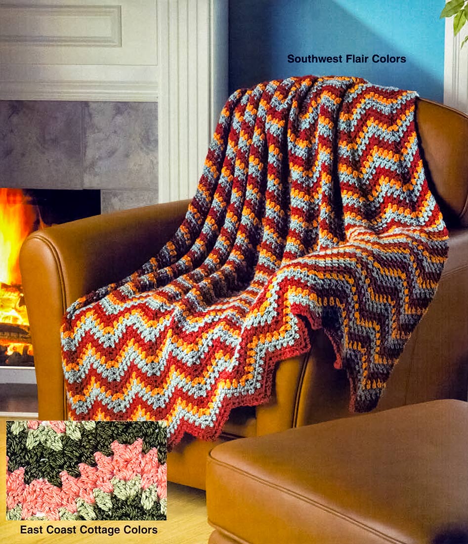 Granny Ripple Throw Pattern