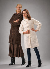 Modèle de manteau au crochet