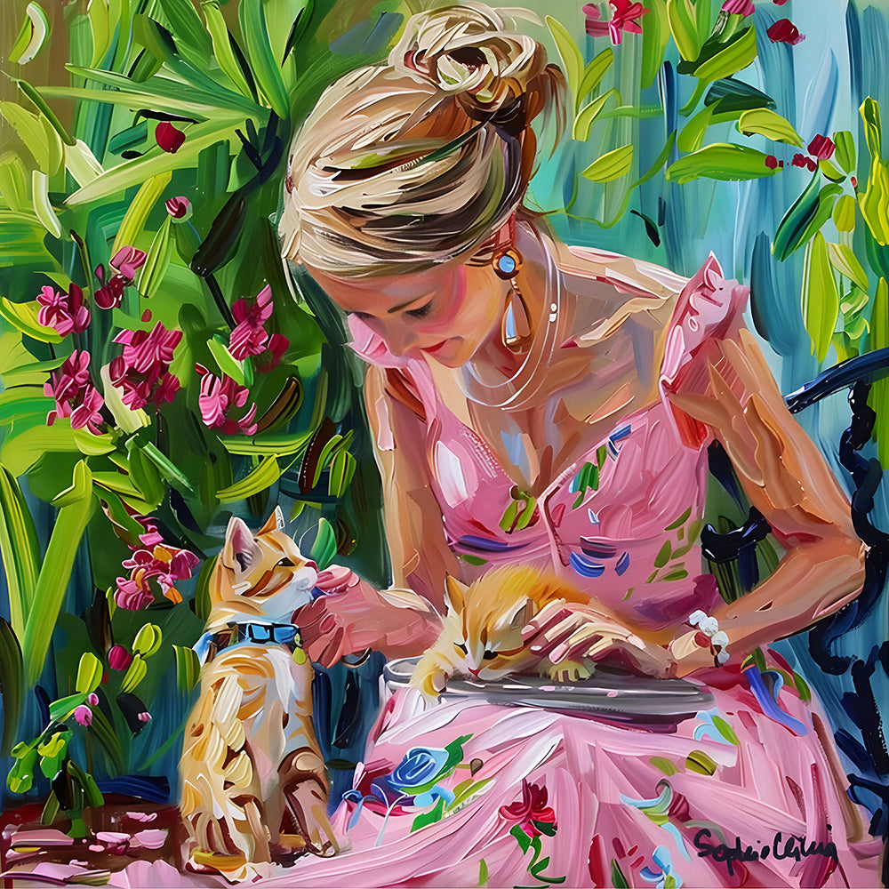 Ginger and Tabby Jigsaw Puzzle