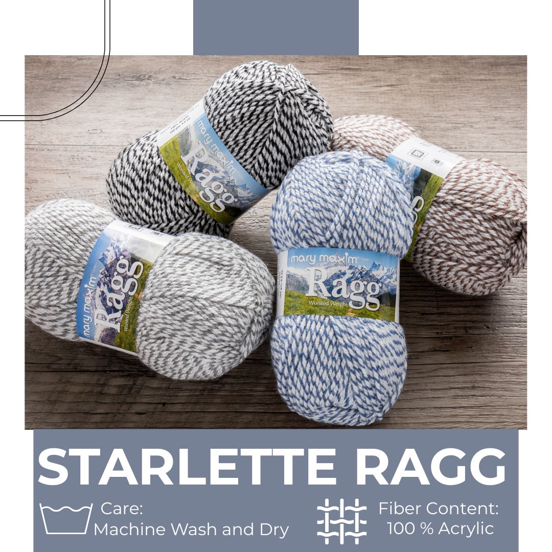Mary Maxim Starlette Ragg Yarn
