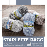 Mary Maxim Starlette Ragg Yarn