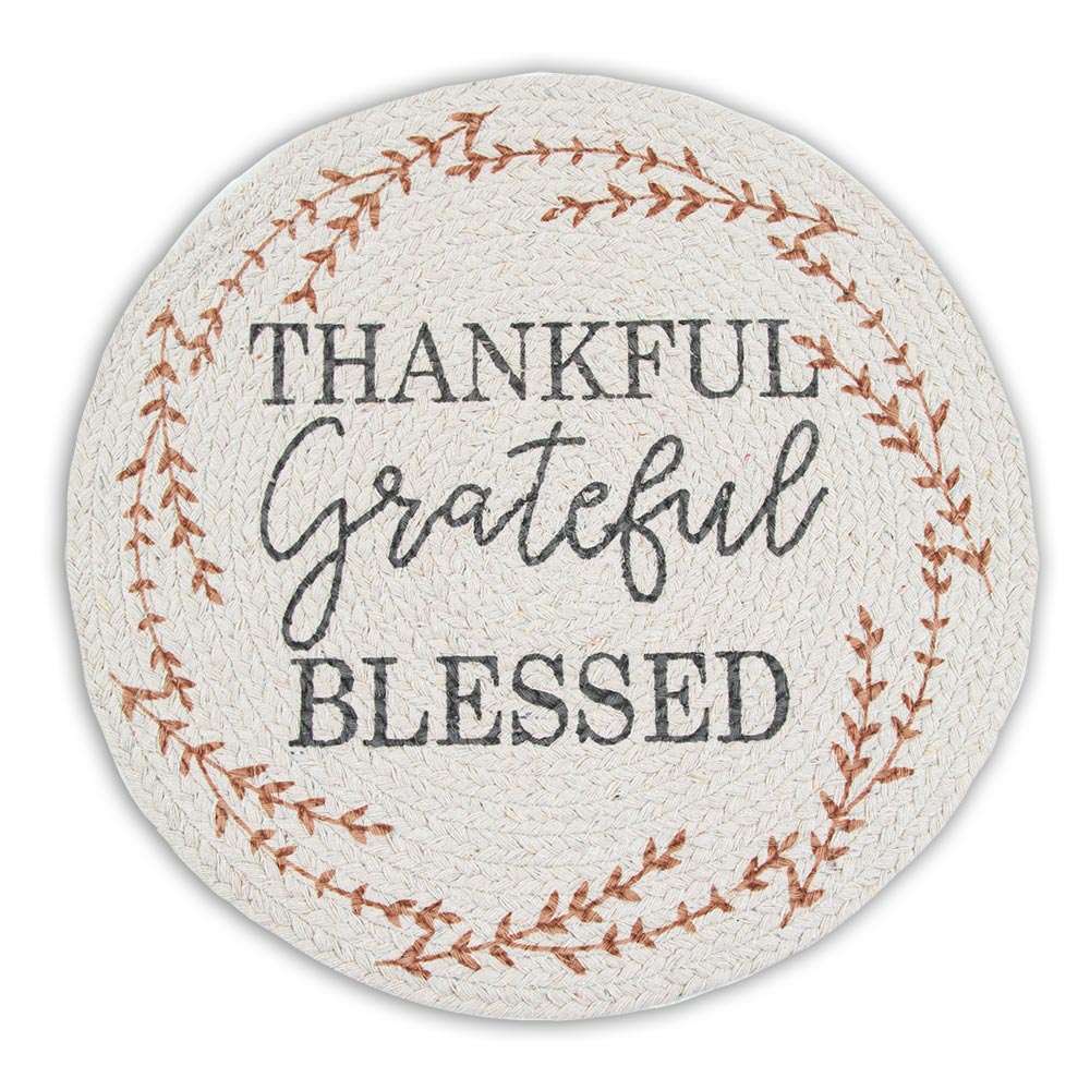 Thankful, Grateful, Blessed Placemat