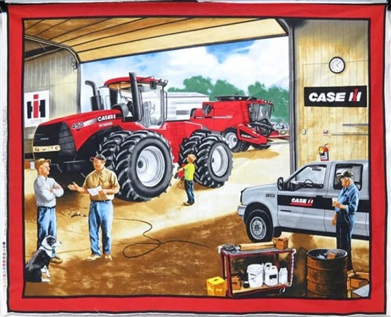 Case Tractor Fabric Panel
