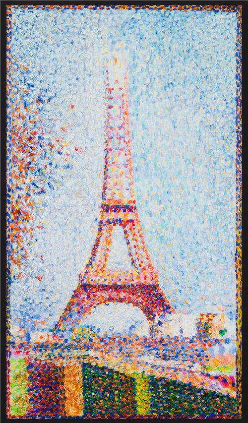 Eiffel Tower Fabric Panel