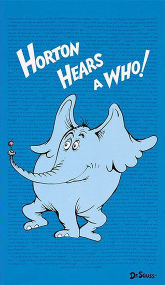 Horton Hears a Who Fabric Panel