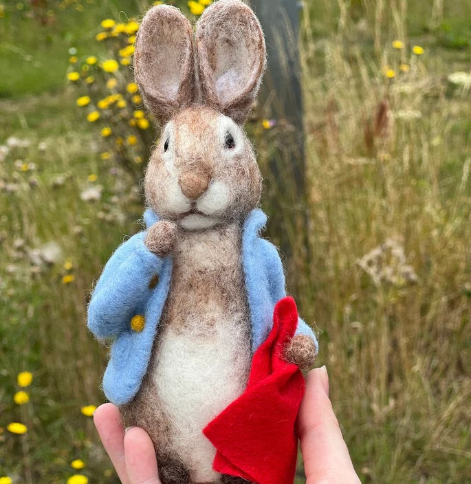 Peter Rabbit & His Pocket Handkerchief Needle Felting Kit