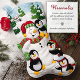Snowy Snuggles Felt Stocking Kit